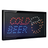 Cold Beer Framed Flashing LED Marquee Wall Bar Sign (19"x10")